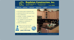 Desktop Screenshot of boydstunconstruction.com